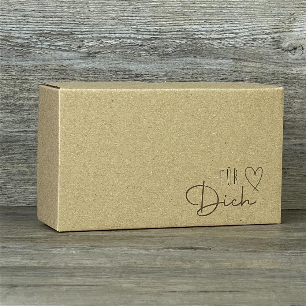 Geschenkverpackung 16x9x5cm, Für Dich 5 Stück