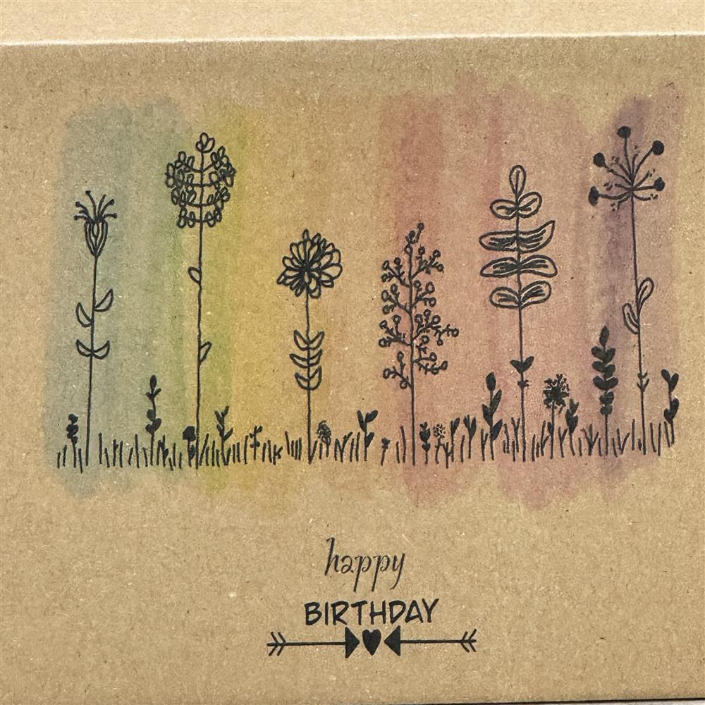 Geschenkverpackung 21x11x6cm, Happy Birthday, 5 Stück