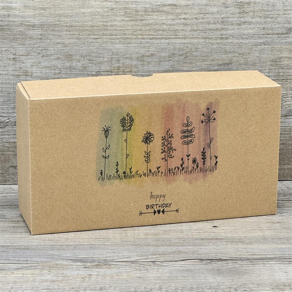 Geschenkverpackung 21x11x6cm, Happy Birthday, 5 Stück