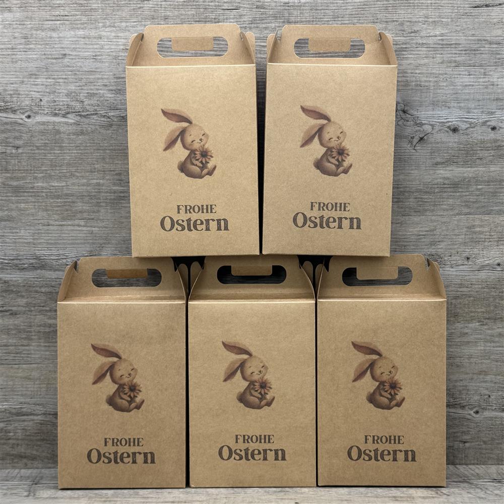 Giebelverpackung groß, Frohe Ostern, 5 Stück