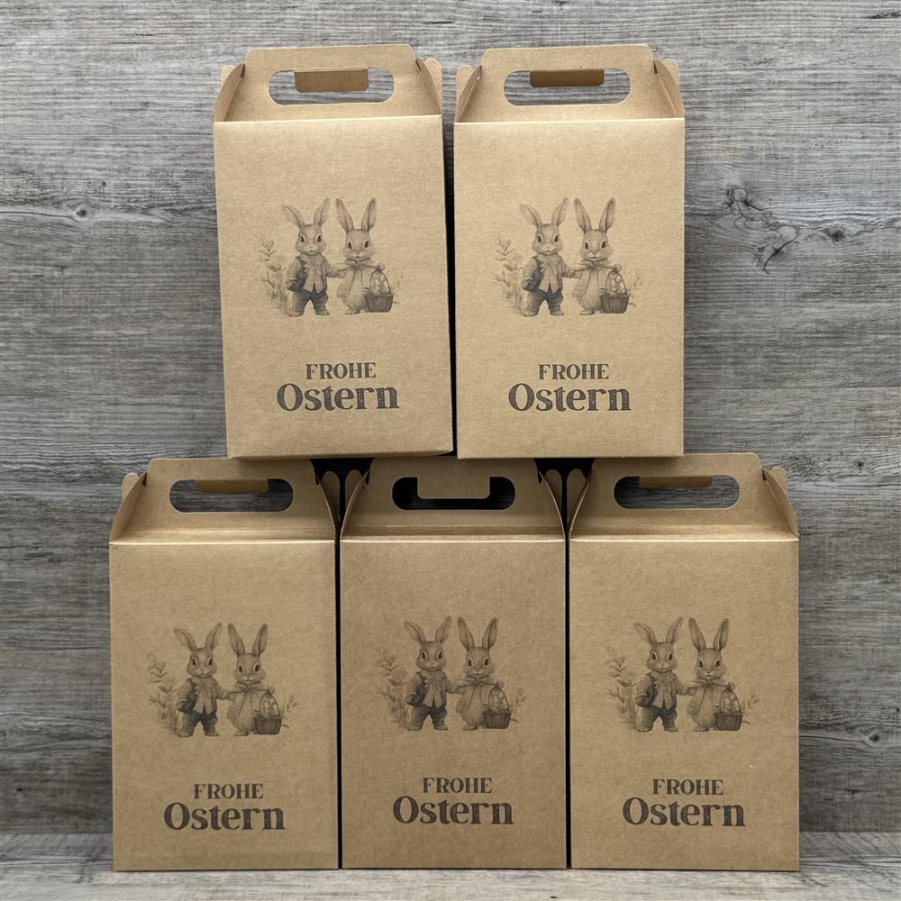 Giebelverpackung groß, Frohe Ostern, 5 Stück