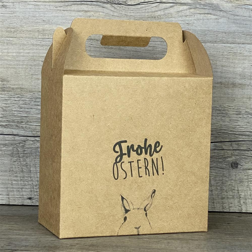 Giebelverpackung klein, Frohe Ostern, 5 Stück