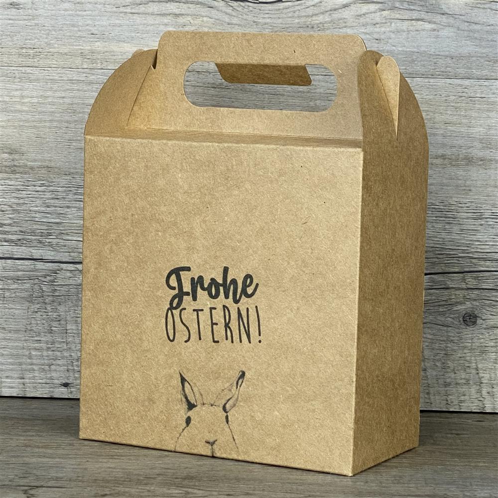 Giebelverpackung klein, Frohe Ostern, 5 Stück
