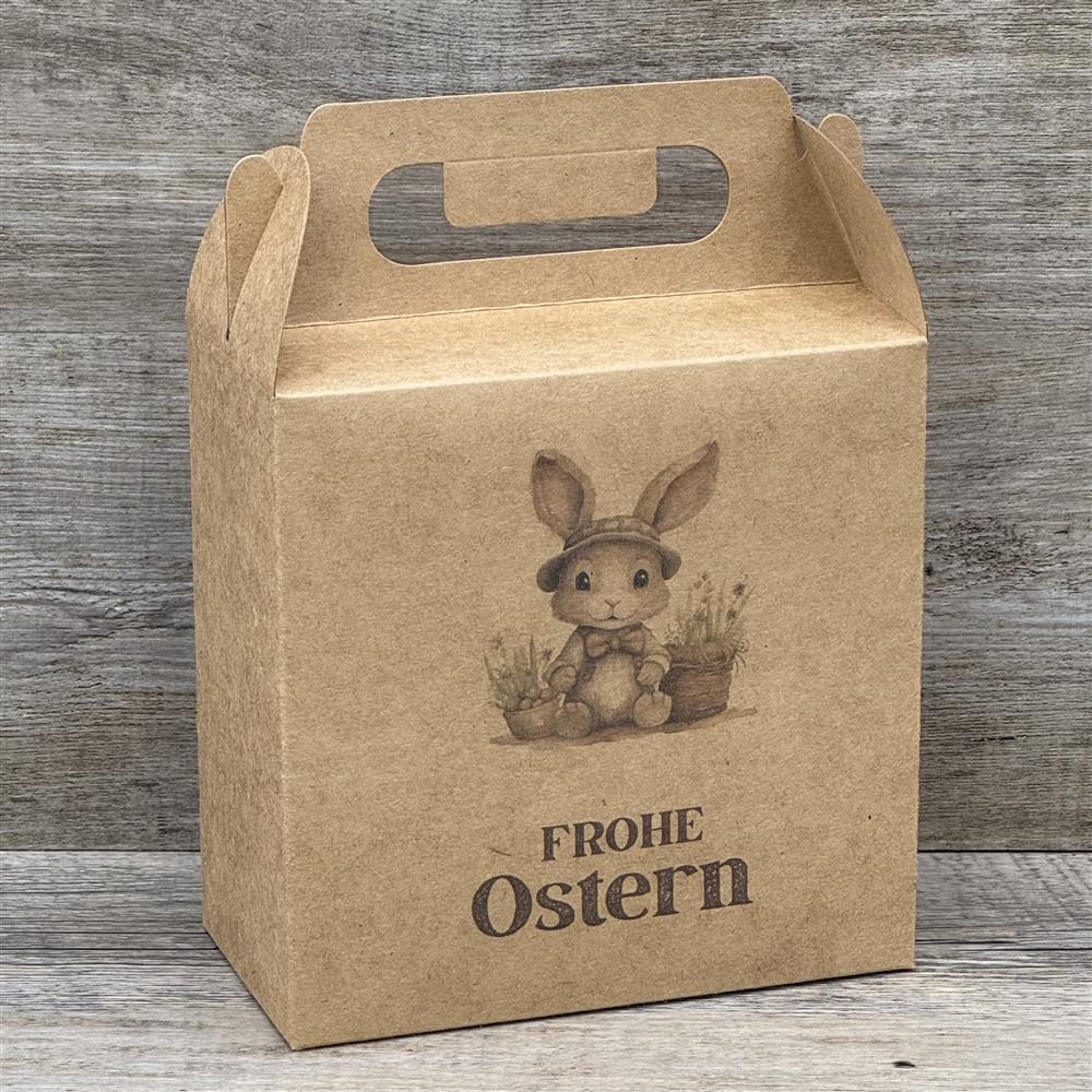 Giebelverpackung klein, Frohe Ostern, 5 Stück
