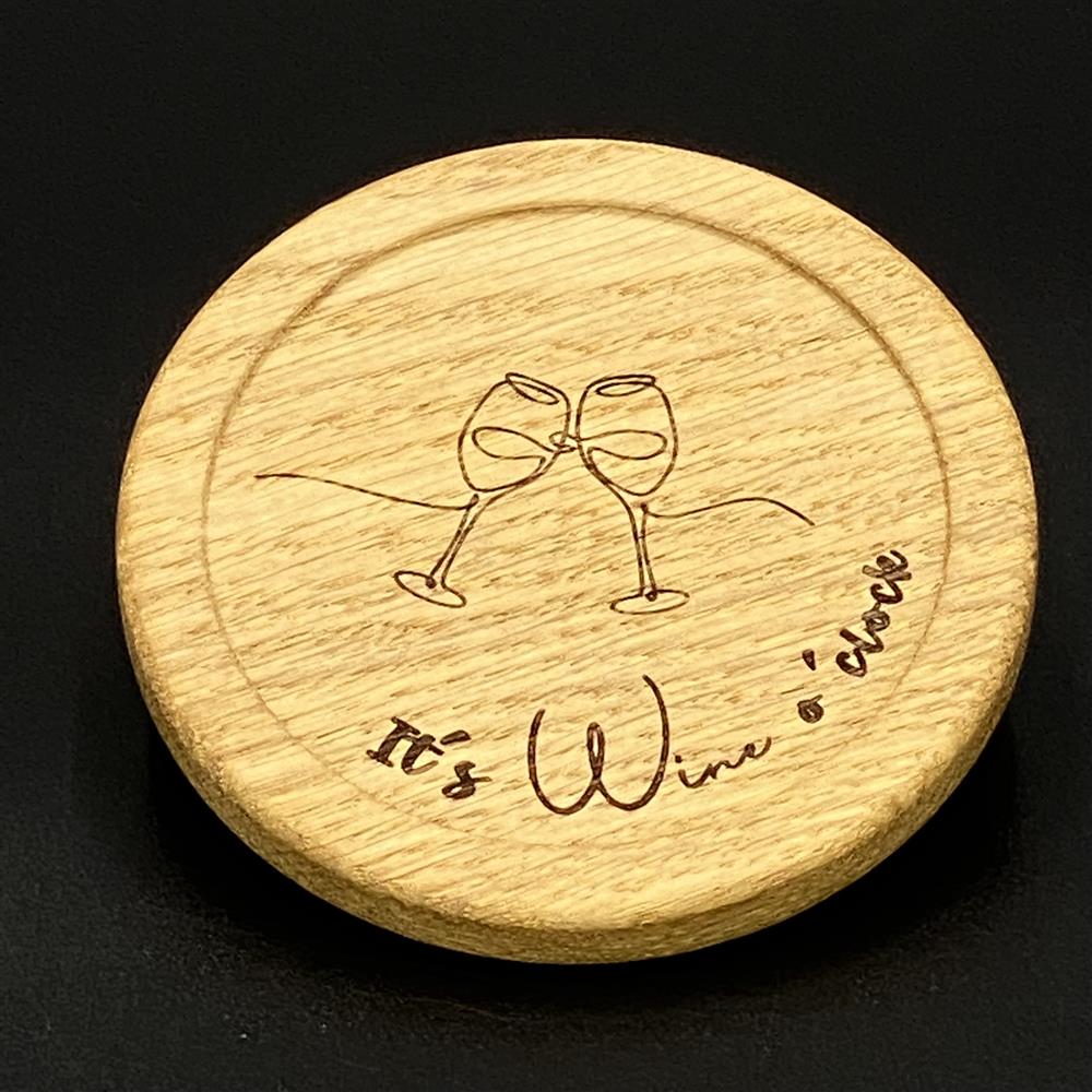 Glasuntersetzer 4er Set Wein
