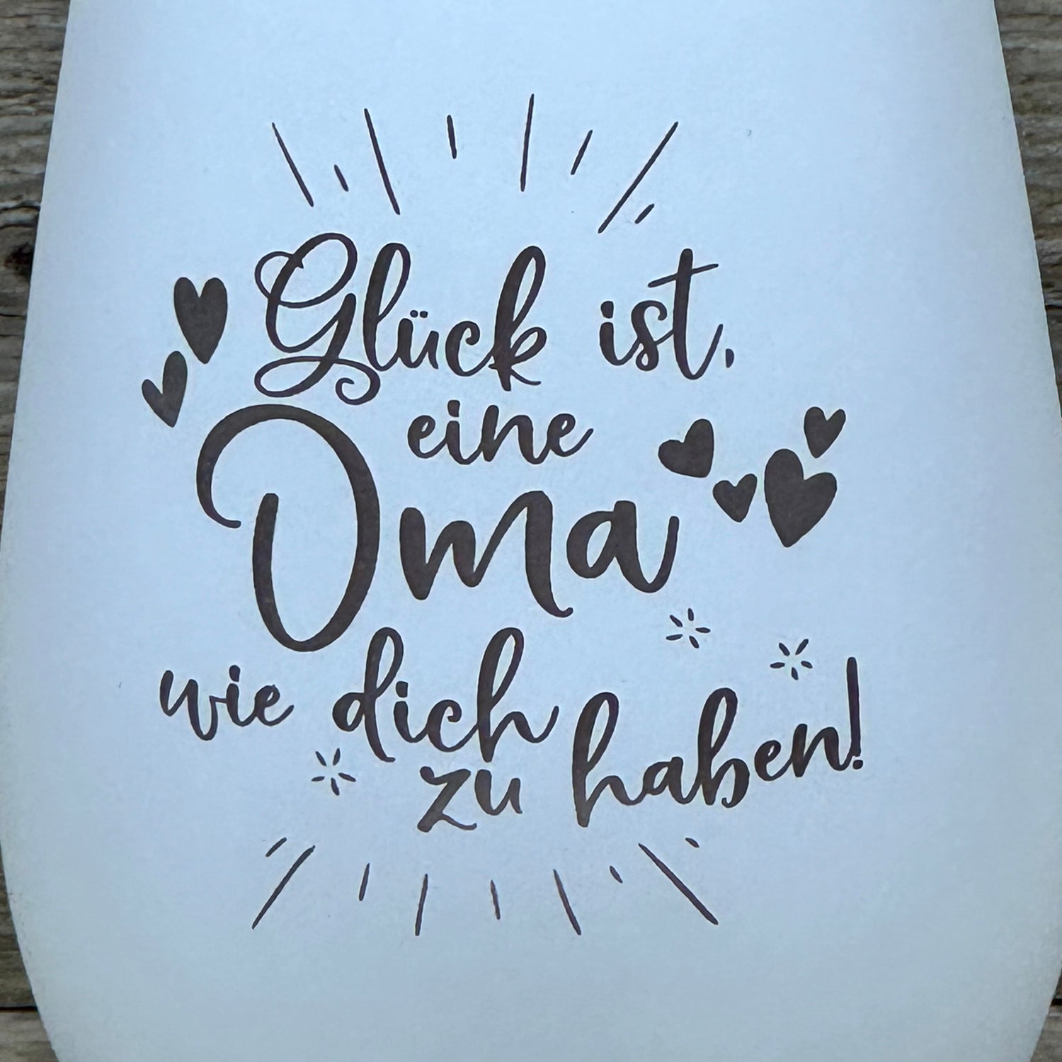 Deko Light - Glück ist eine Oma wie dich zu haben, personalsierbar