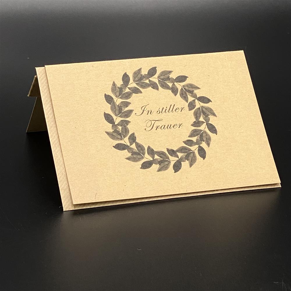 Grußkarten Trauer, In stiller Trauer, 5er Set