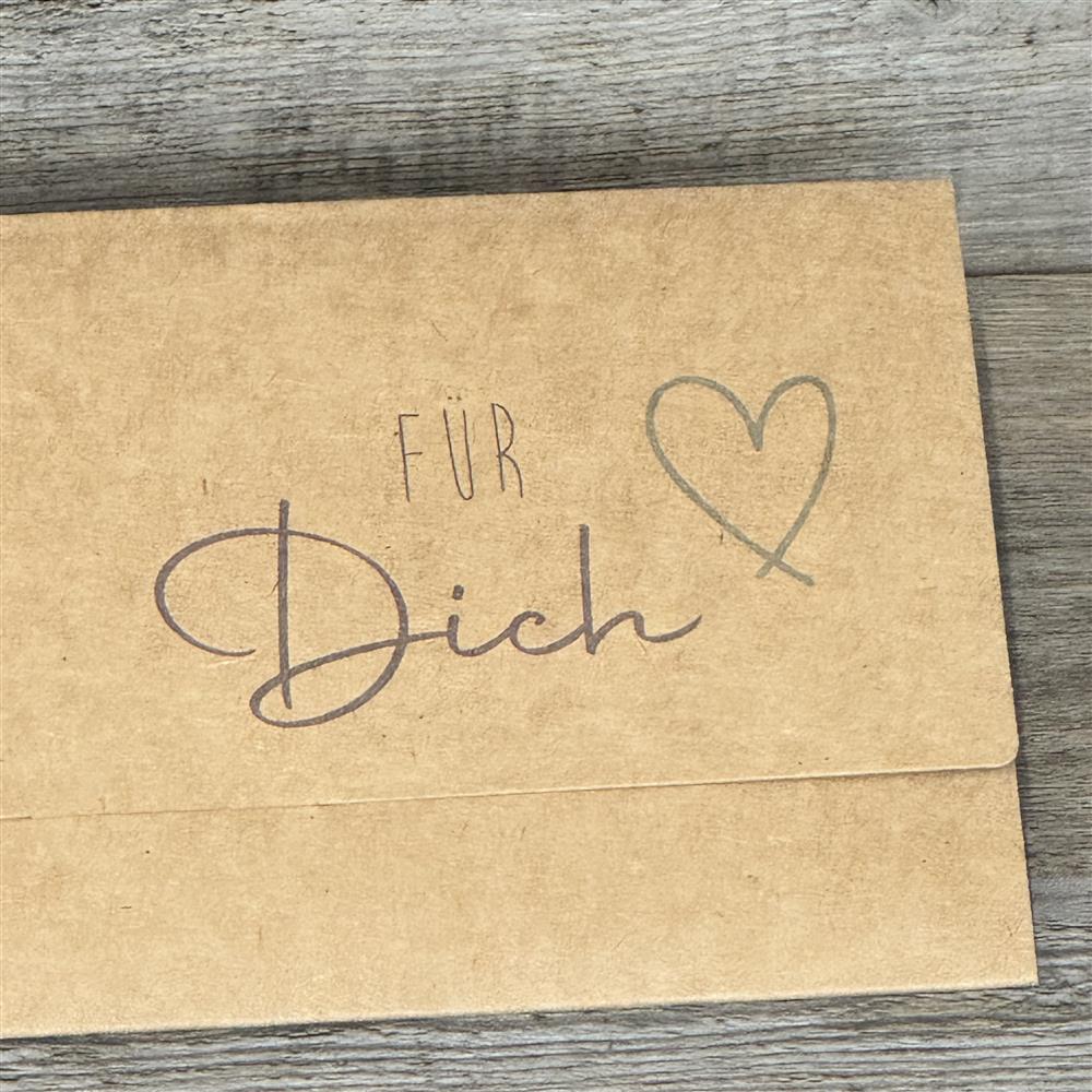 Gutscheinverpackung Für Dich, 5 Stück