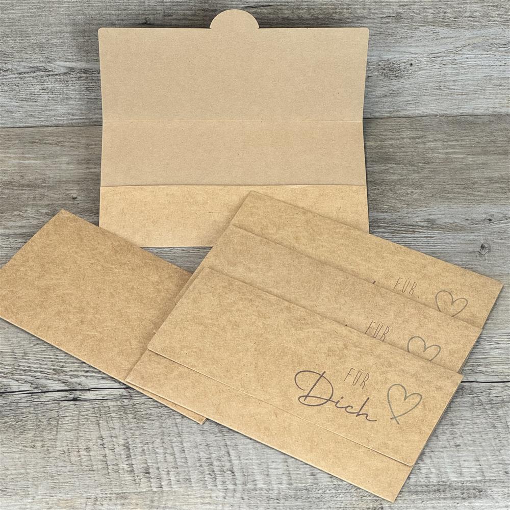 Gutscheinverpackung Für Dich, 5 Stück