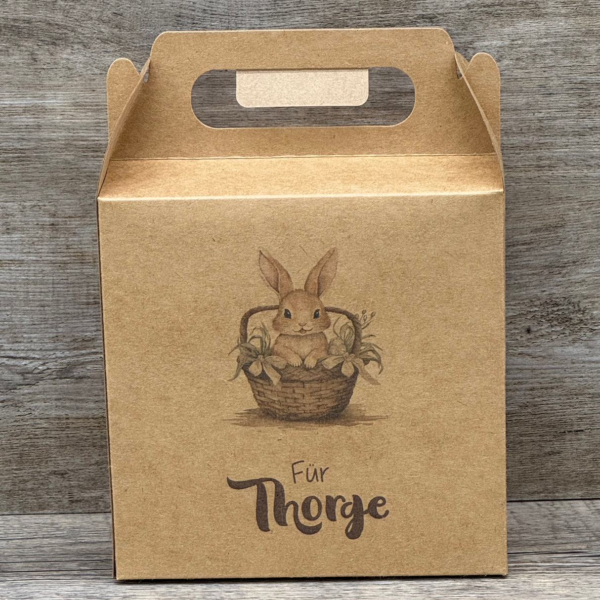 Giebelverpackung klein, Frohe Ostern, 5 Stück