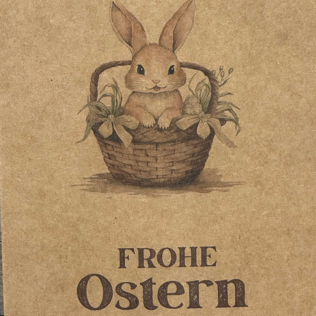 Giebelverpackung groß, Frohe Ostern, 5 Stück