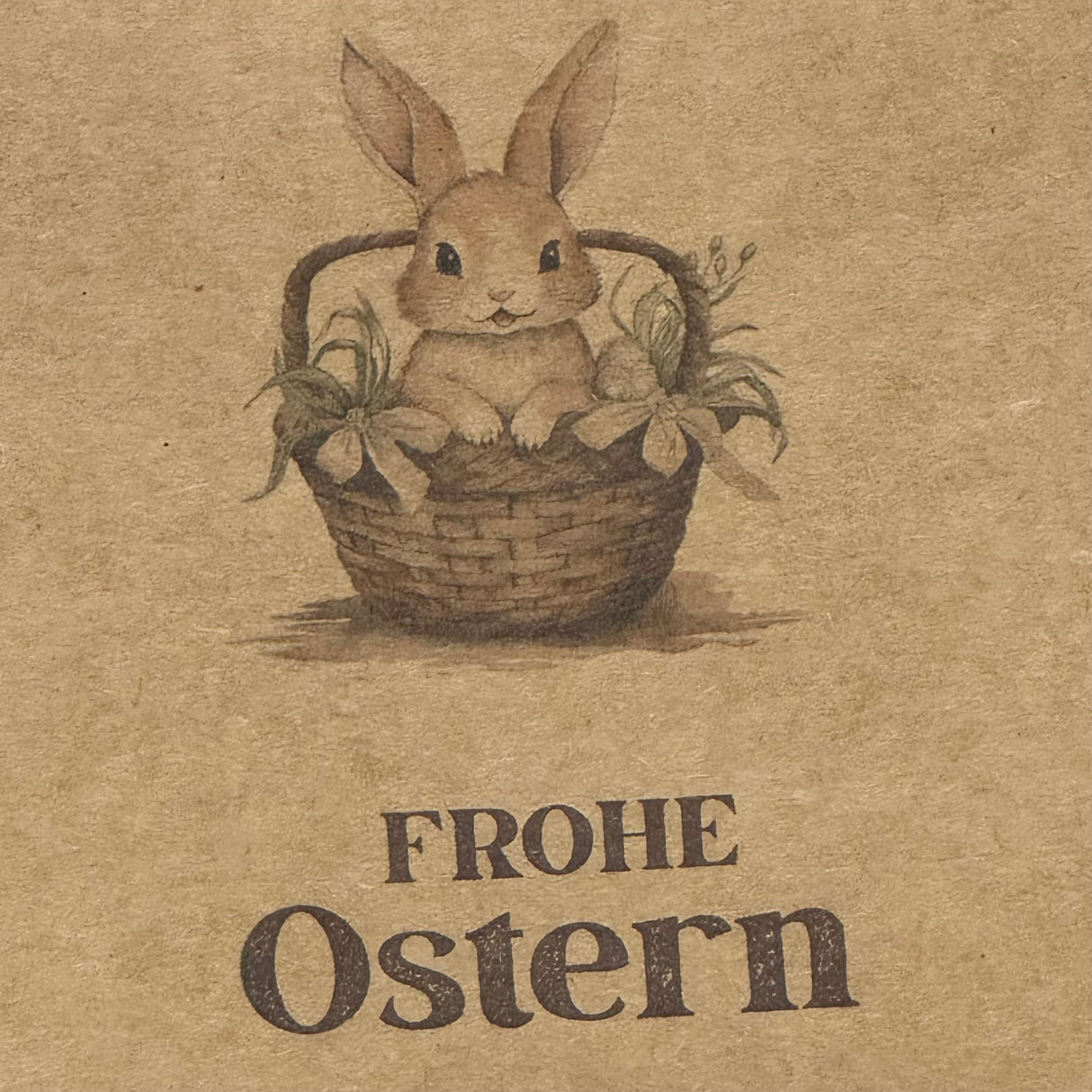 Giebelverpackung klein, Frohe Ostern, 5 Stück
