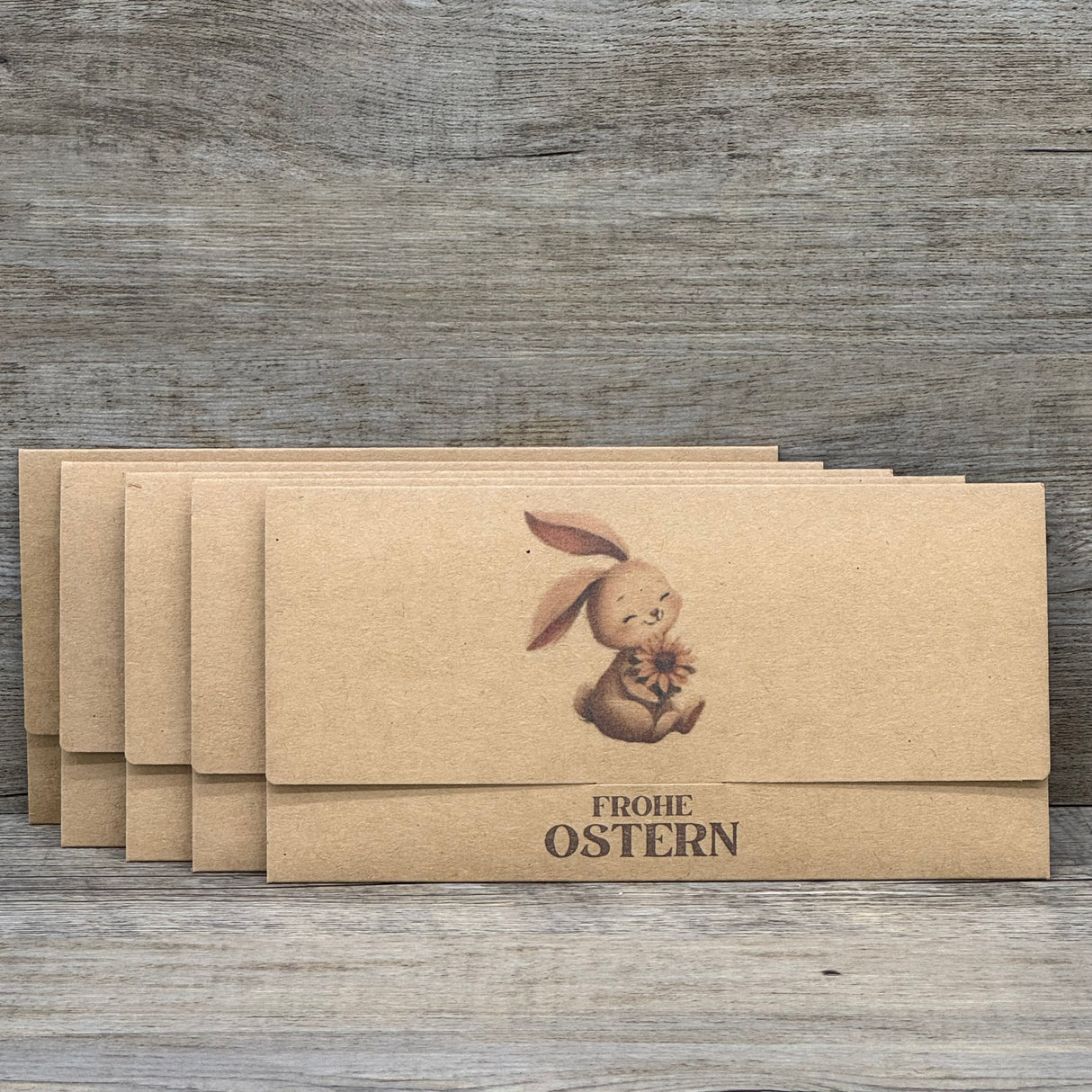 Gutscheinverpackung Frohe Ostern, 5 Stück