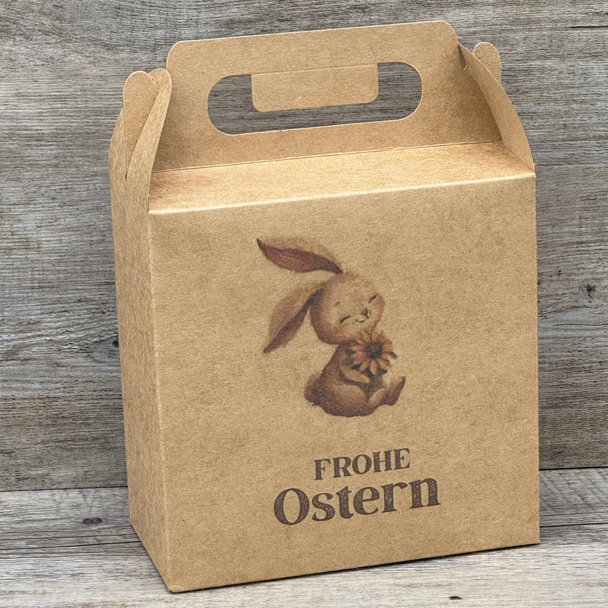 Giebelverpackung klein, Frohe Ostern, 5 Stück