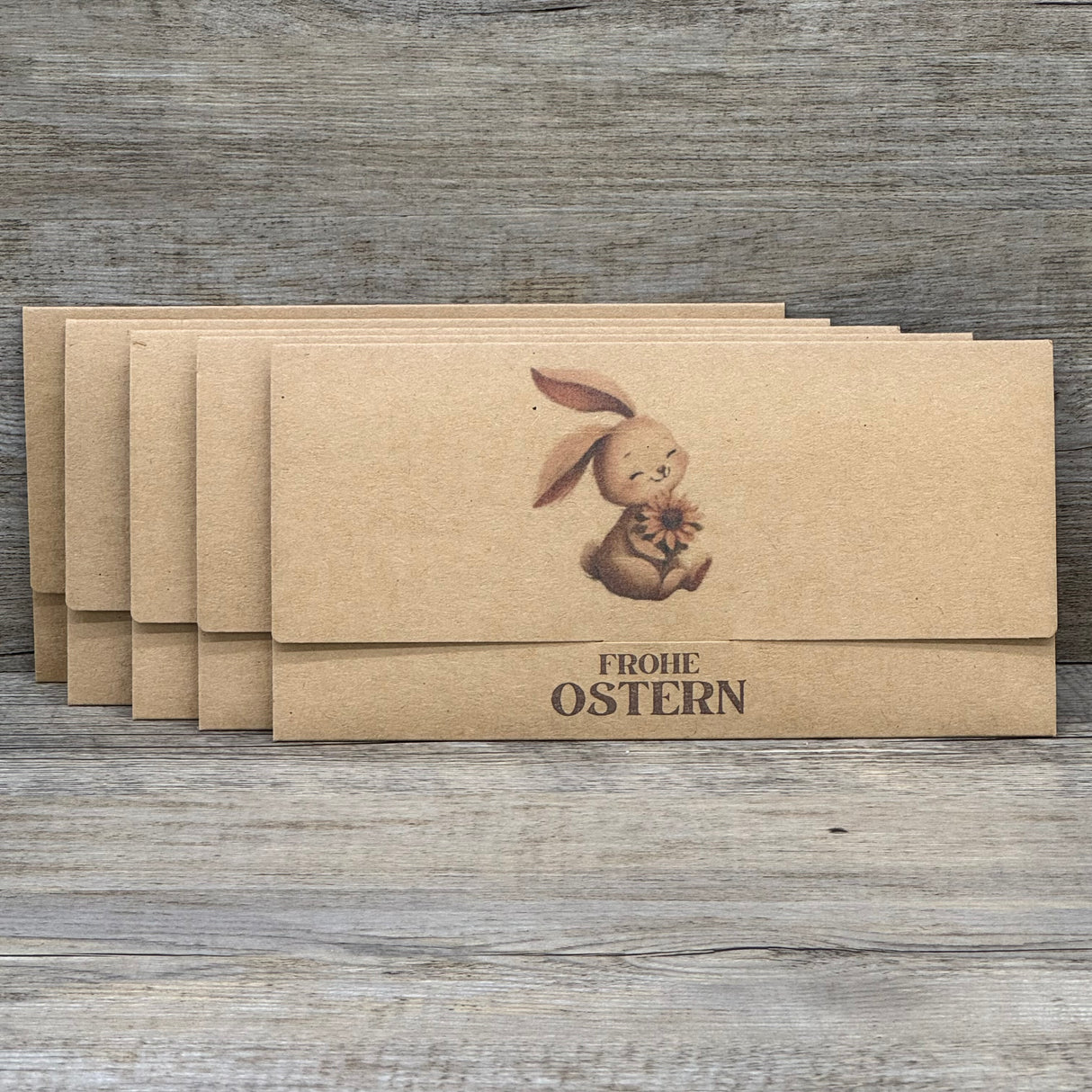 Gutscheinverpackung Frohe Ostern, 5 Stück