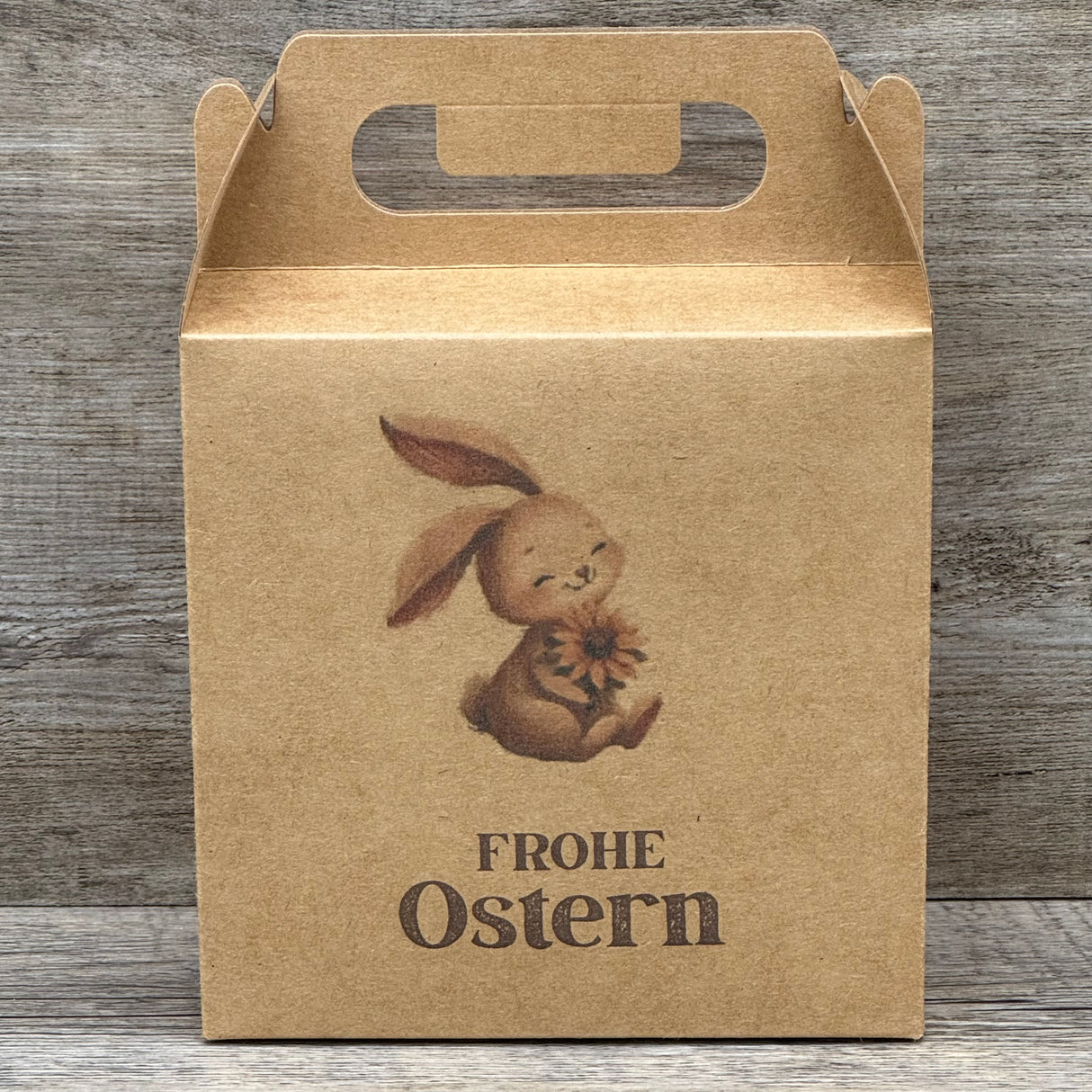 Giebelverpackung klein, Frohe Ostern, 5 Stück