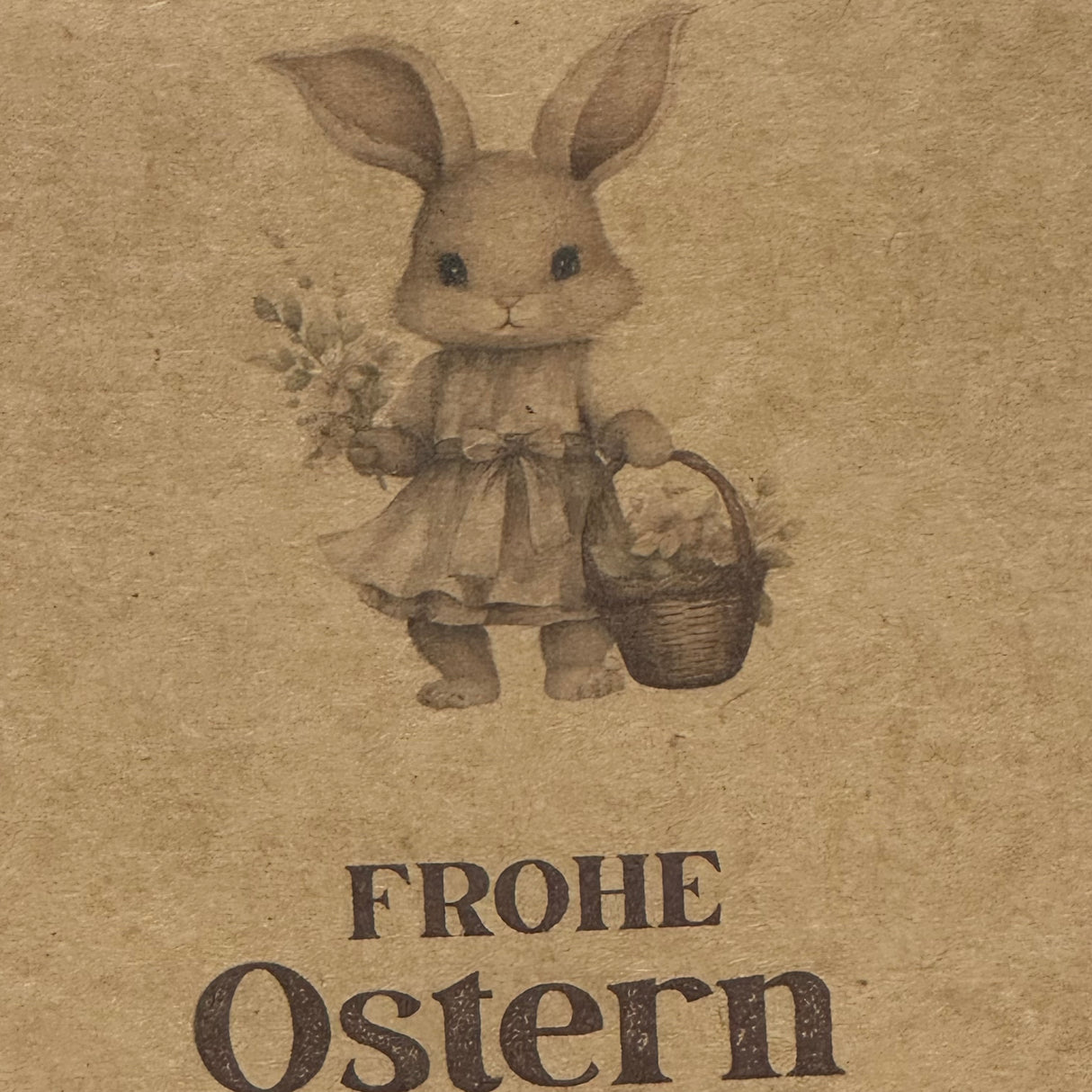 Giebelverpackung klein, Frohe Ostern, 5 Stück