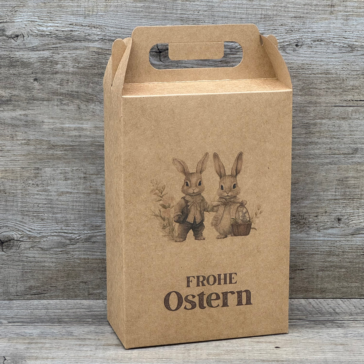 Giebelverpackung groß, Frohe Ostern, 5 Stück