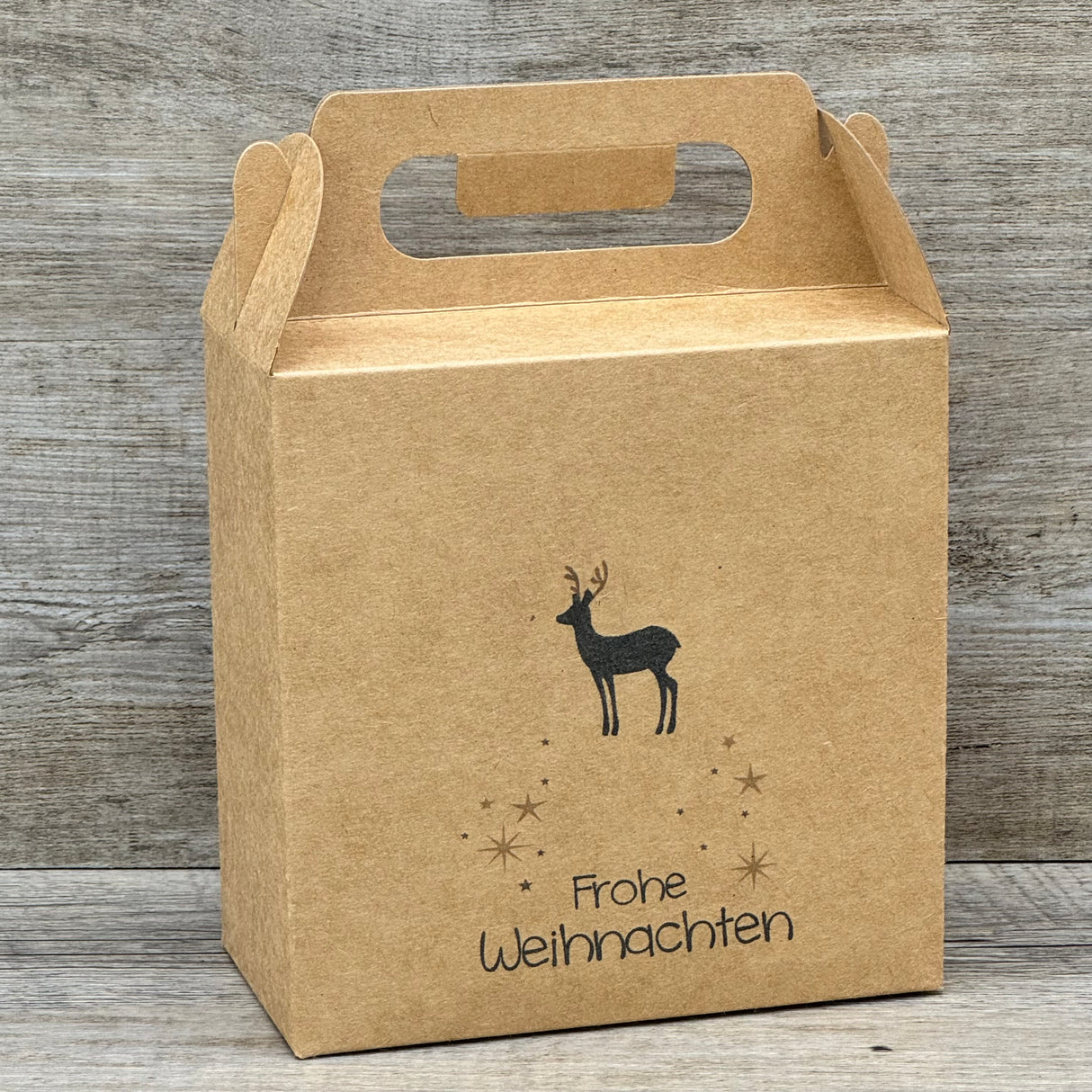 Giebelverpackung klein - Weihnachten, 5 Stück