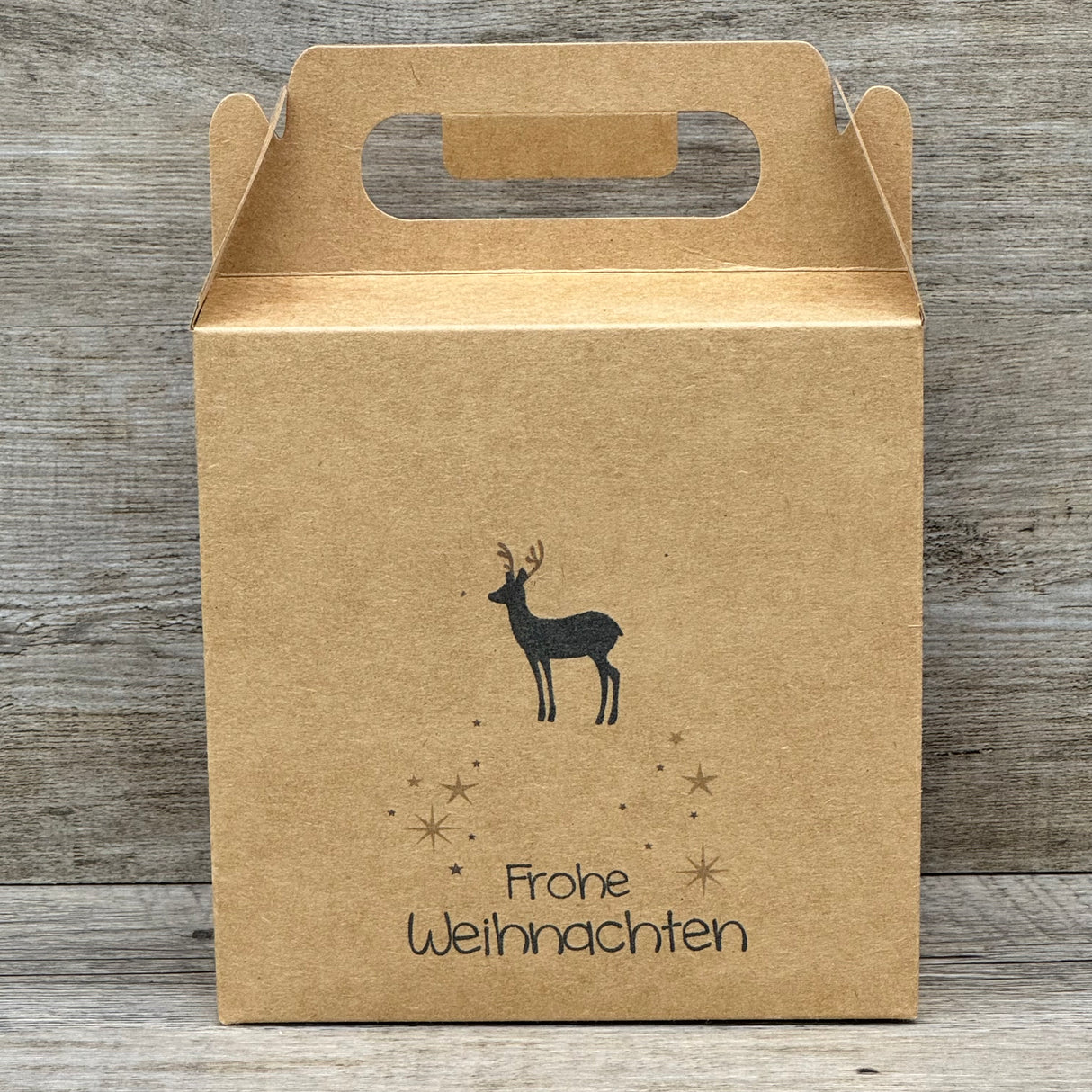 Giebelverpackung klein - Weihnachten, 5 Stück