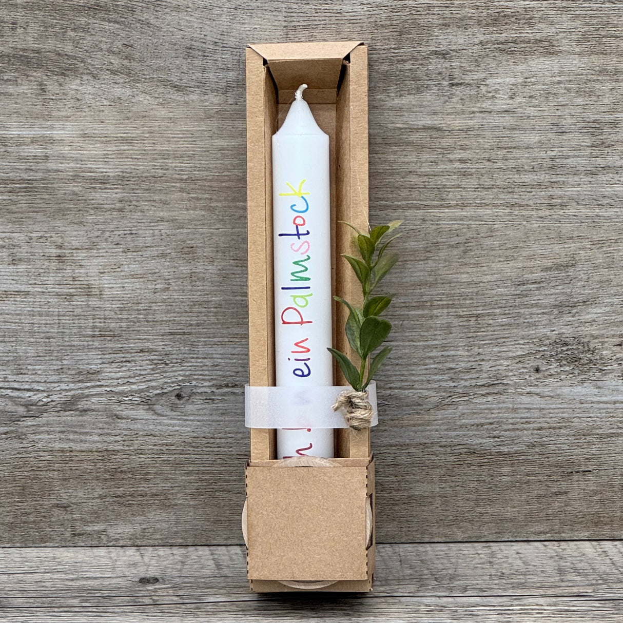 Stabkerze Ich bin ein Palmstock