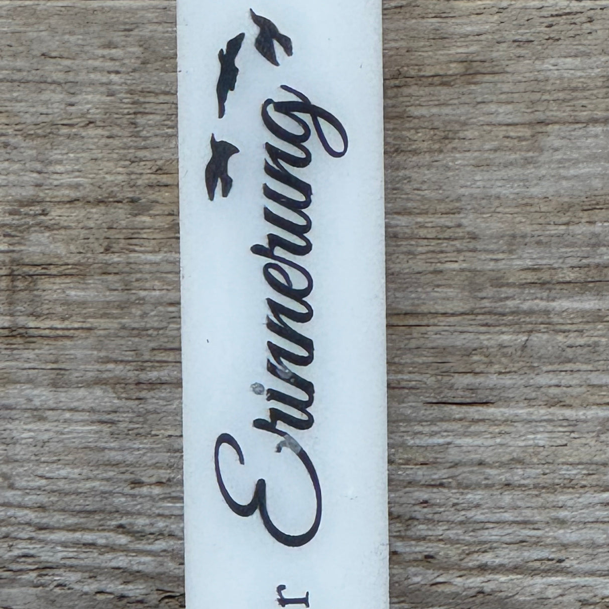 Stabkerze, In liebevoller Erinnerung