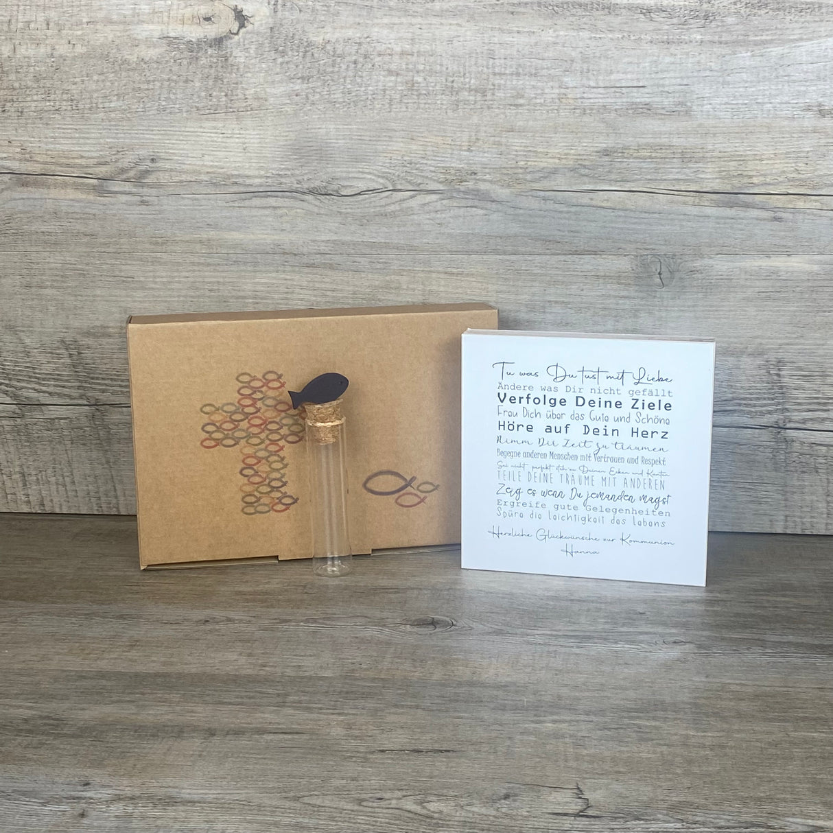 Geschenkset Kommunion, personalisiert