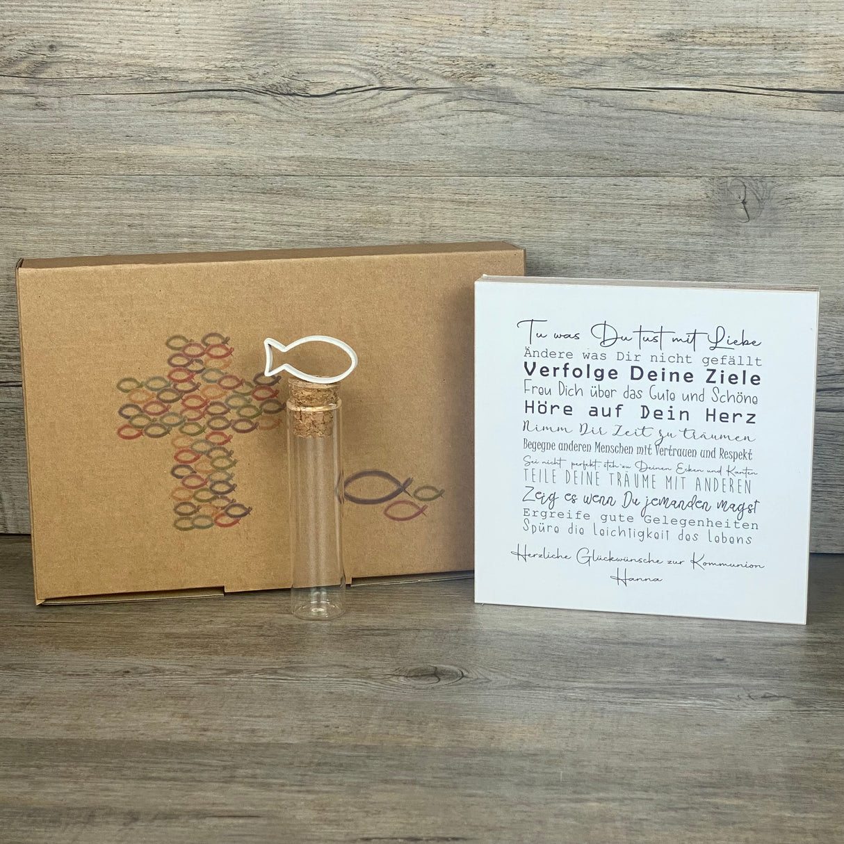 Geschenkset Kommunion, personalisiert