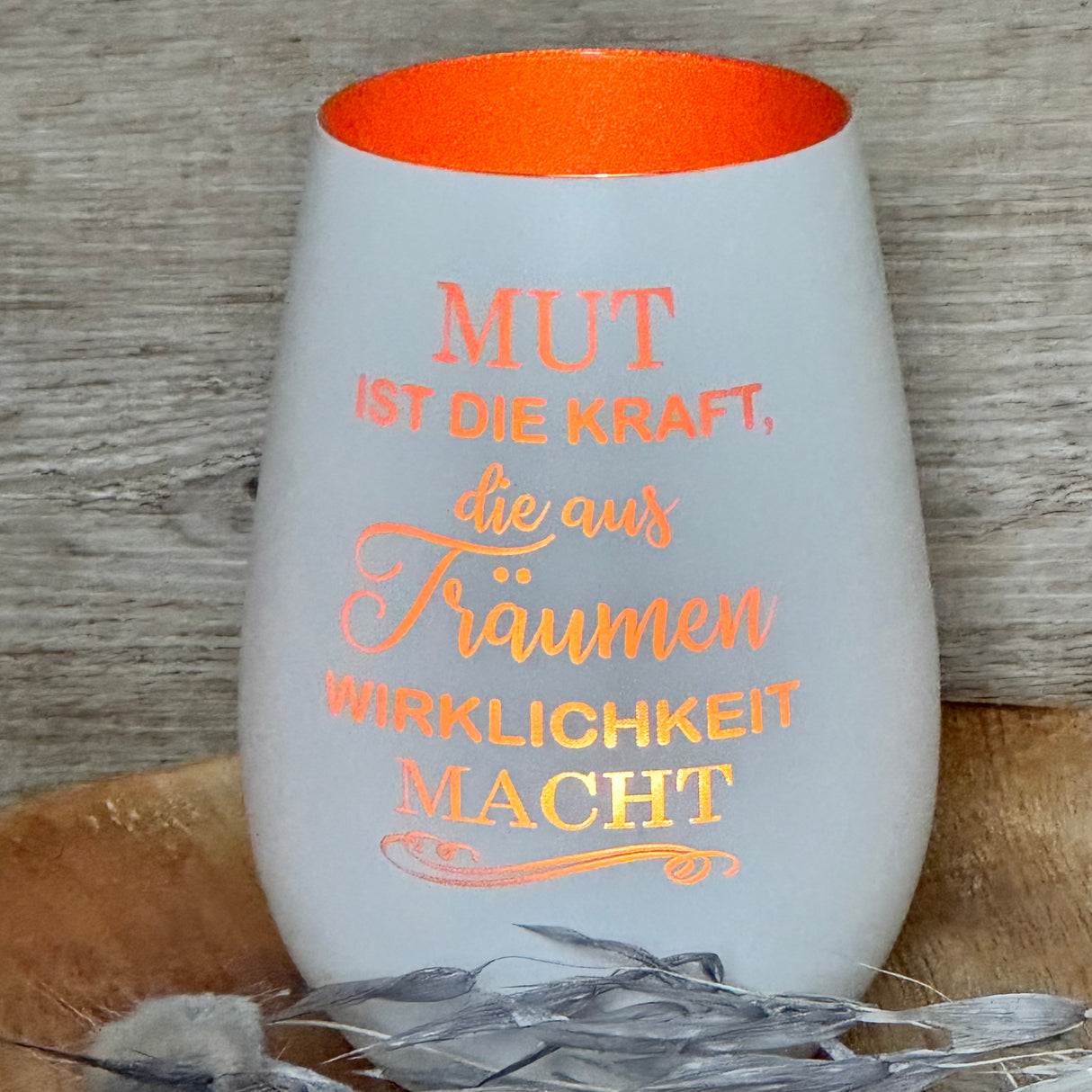 Deko Light - Mut ist die Kraft