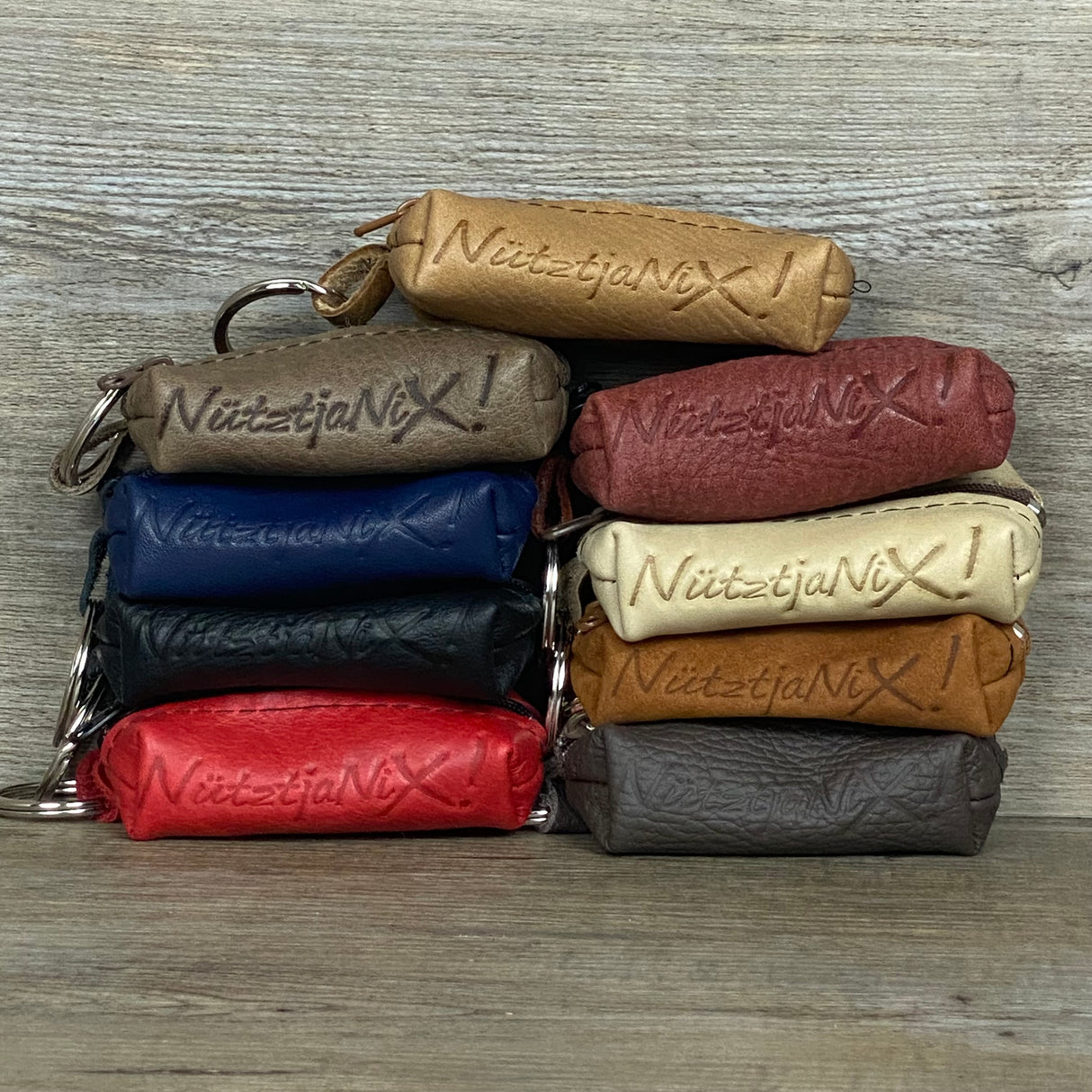 Schlüsseltasche Nützt ja nix, personalisierbar