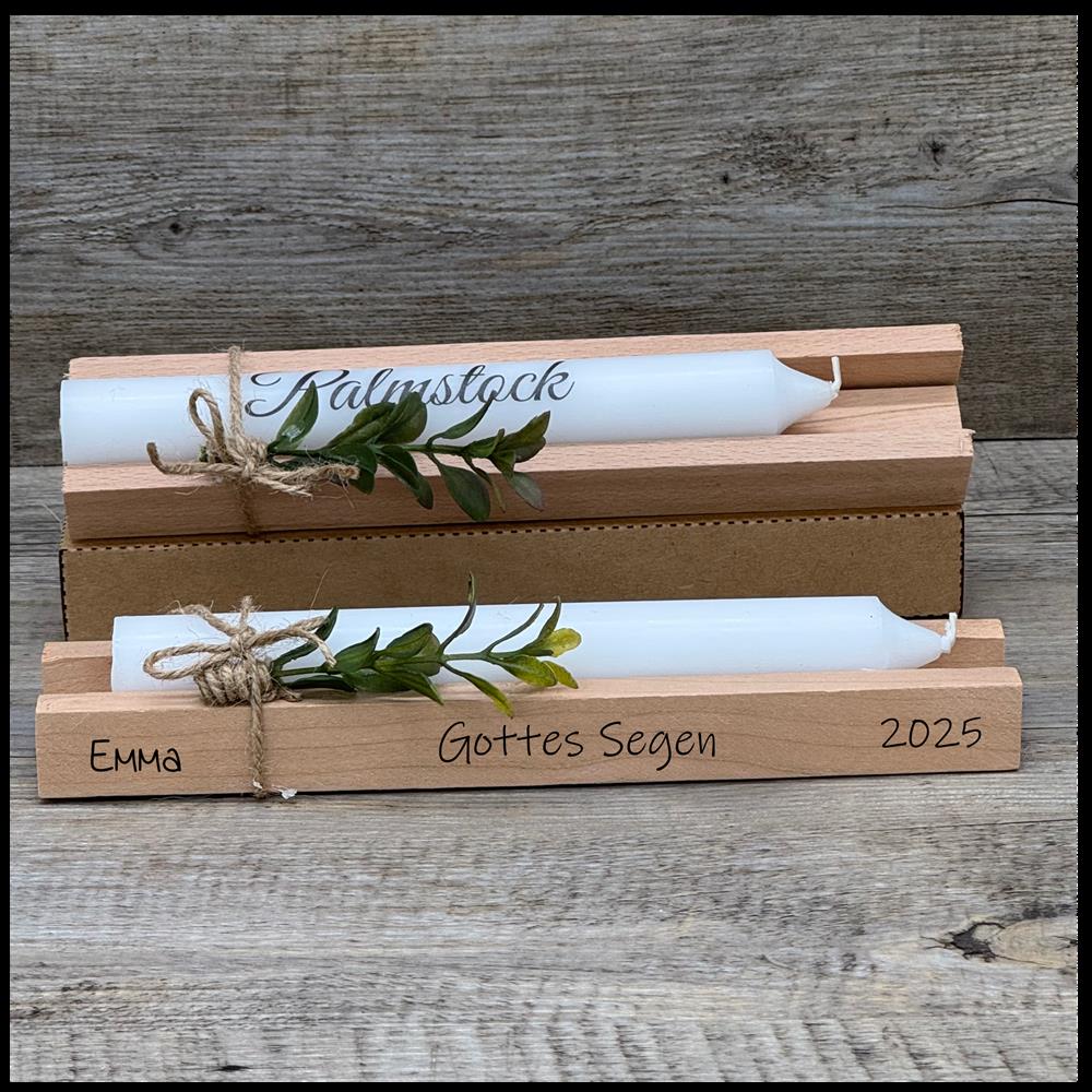 Palmstock, personalisiert