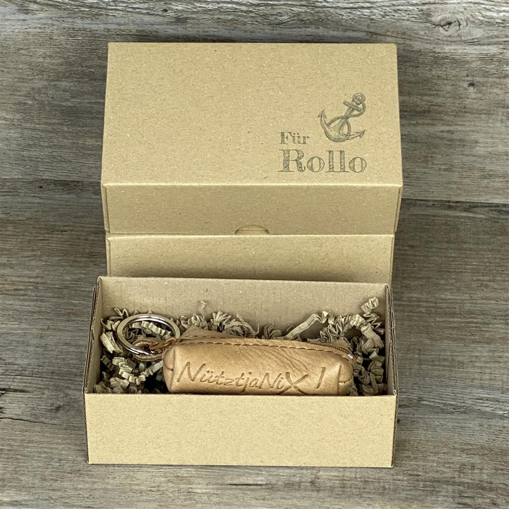 Schlüsseltasche Nützt ja nix, personalisierbar