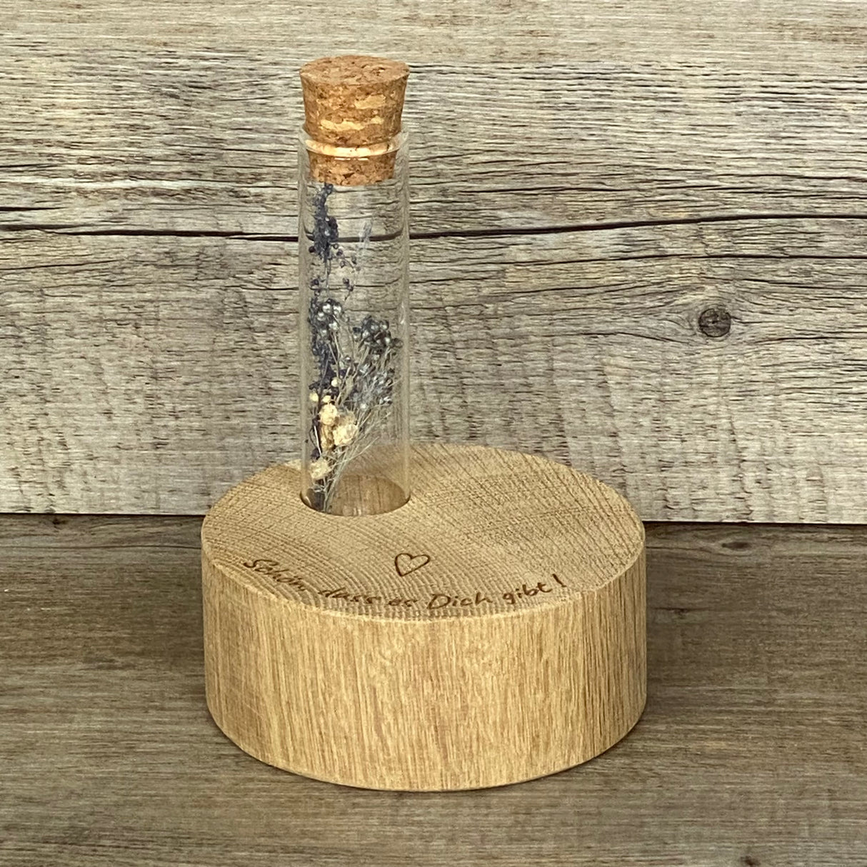 Deko Block Vase Schön, dass es Dich gibt