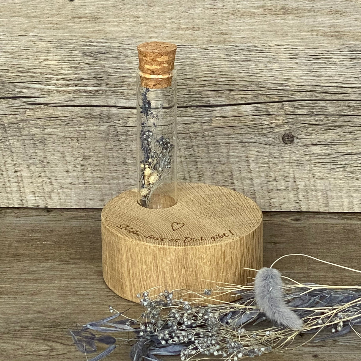 Deko Block Vase Schön, dass es Dich gibt