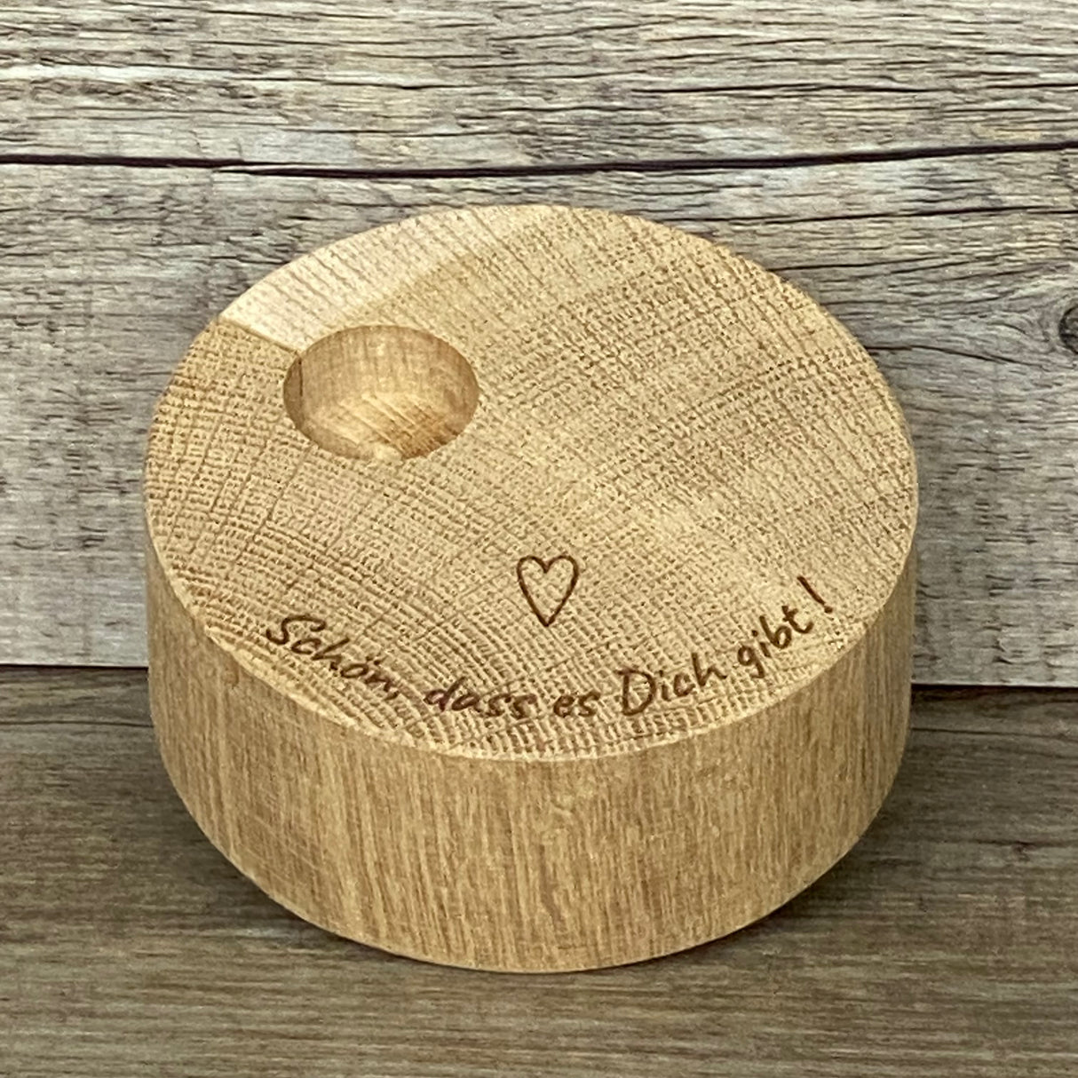 Deko Block Vase Schön, dass es Dich gibt