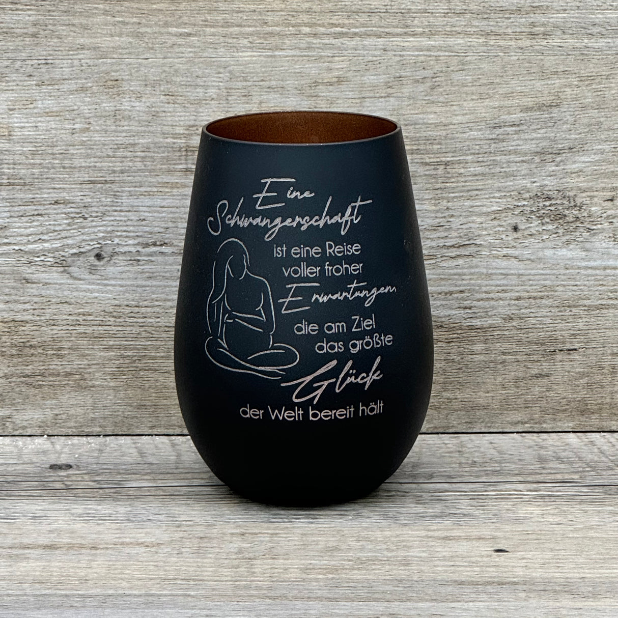 Deko Light - Schwangerschaft (Silhouette), personalisierbar