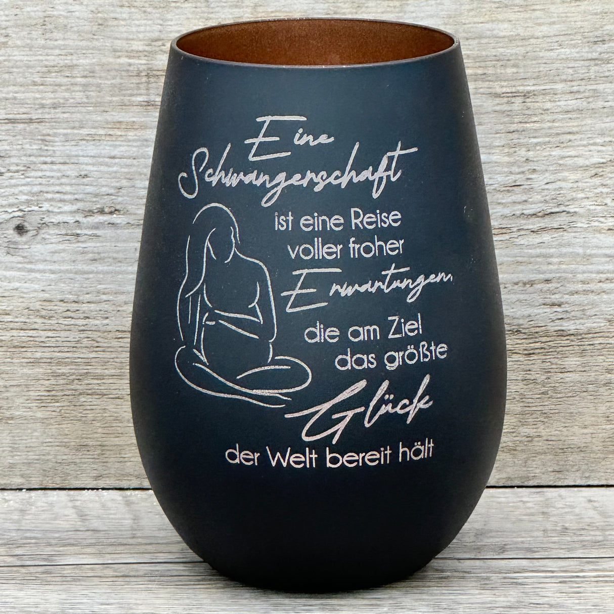 Deko Light - Schwangerschaft (Silhouette), personalisierbar