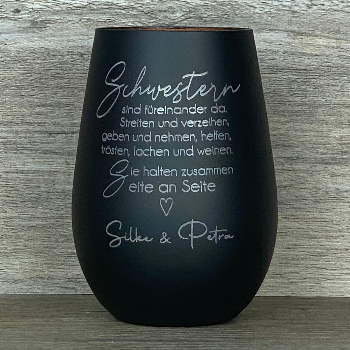 Deko Light - Schwestern sind füreinander da, personalisierbar