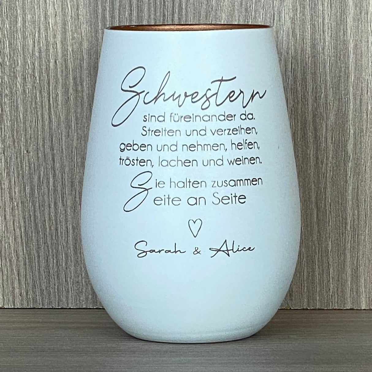 Deko Light - Schwestern sind füreinander da, personalisierbar