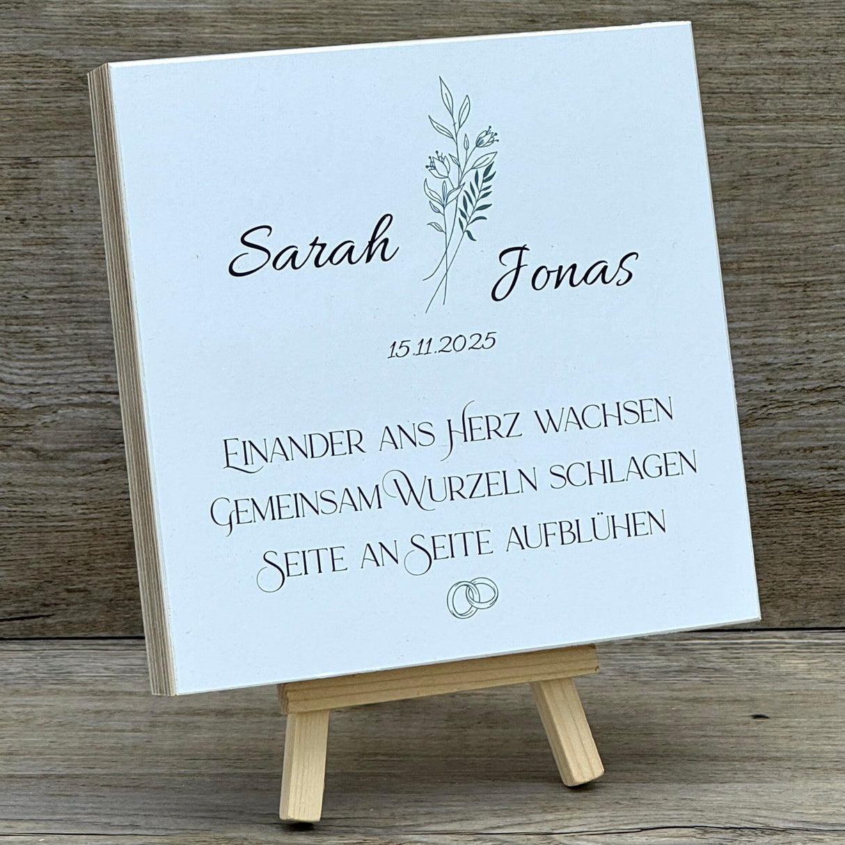 Geschenkset Hochzeit, personalisiert