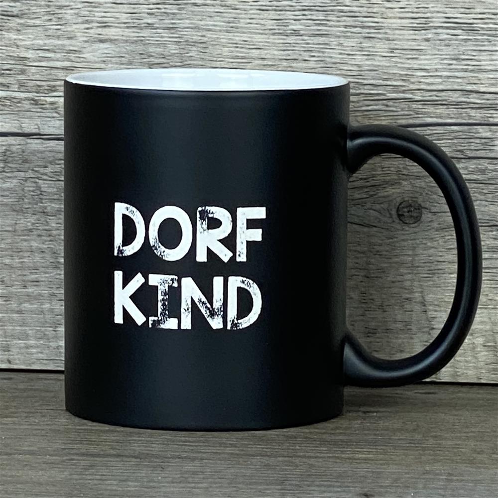Keramiktasse - Dorfkind, personalisierbar