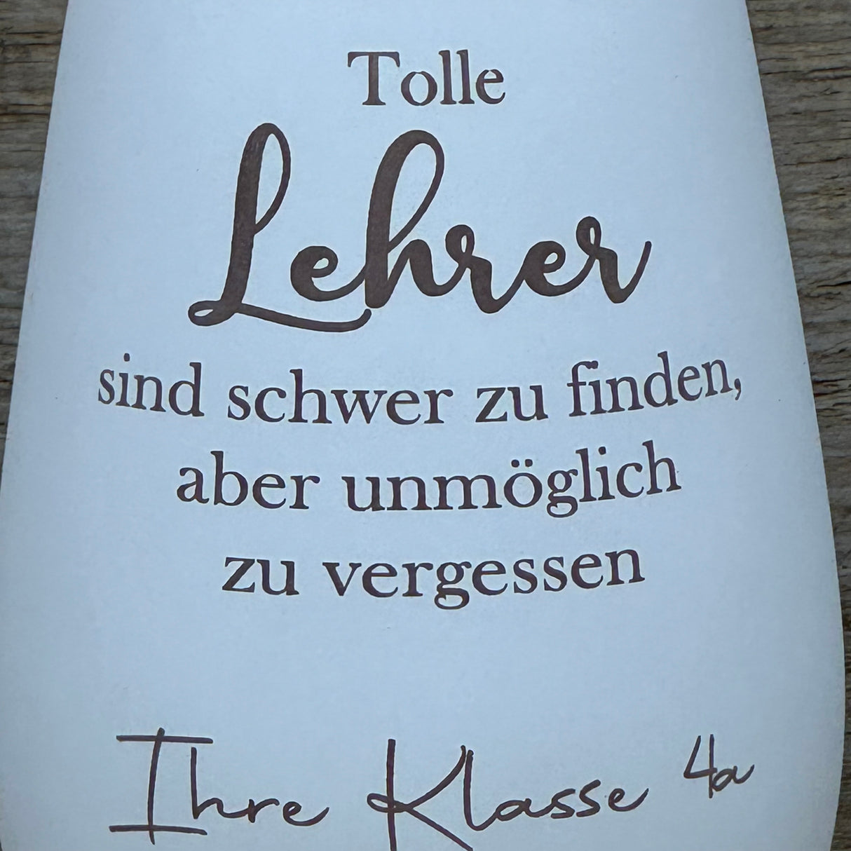 Deko Light - Tolle Lehrer, personalisierbar