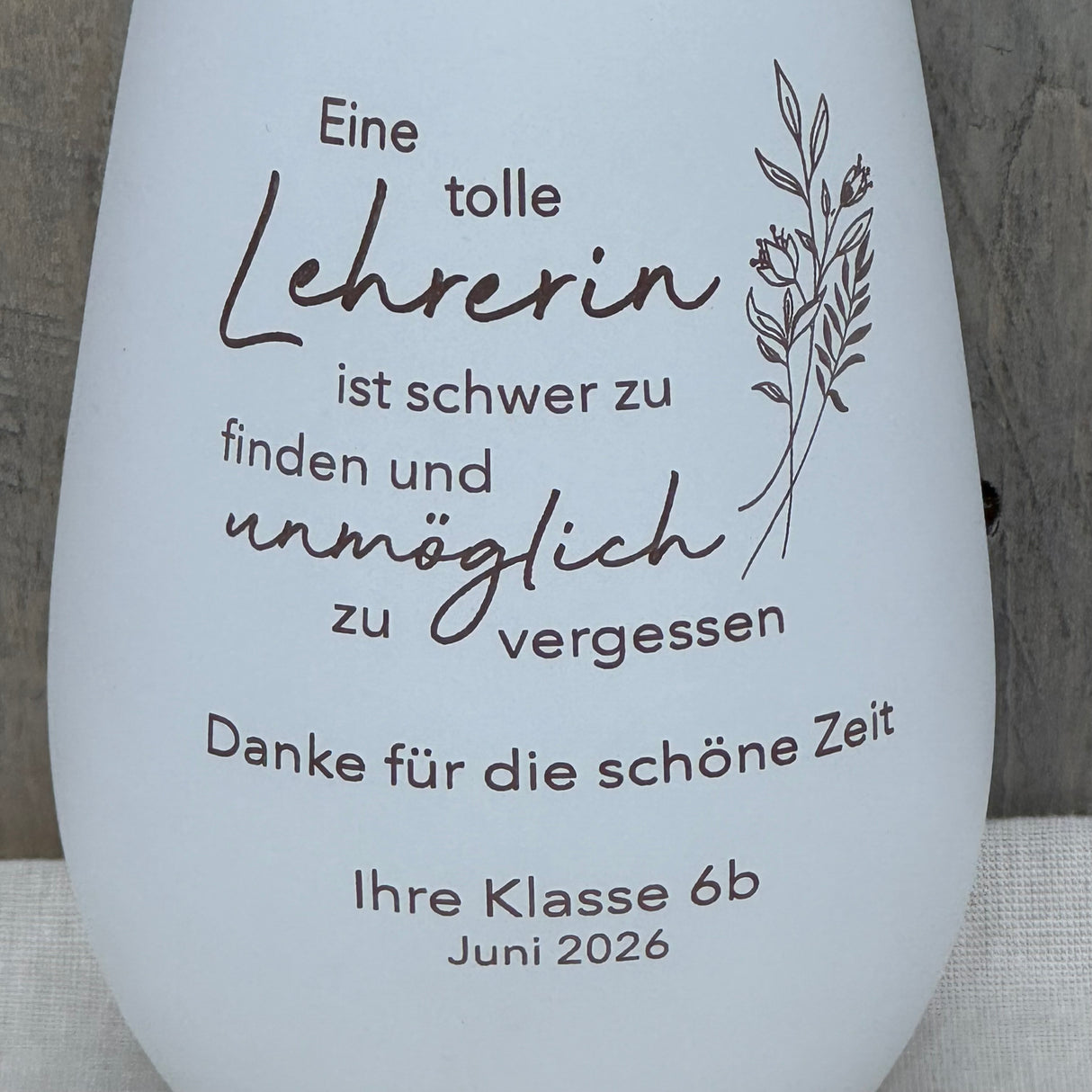 Deko Light - Lehrer / Lehrerin | personalisiert