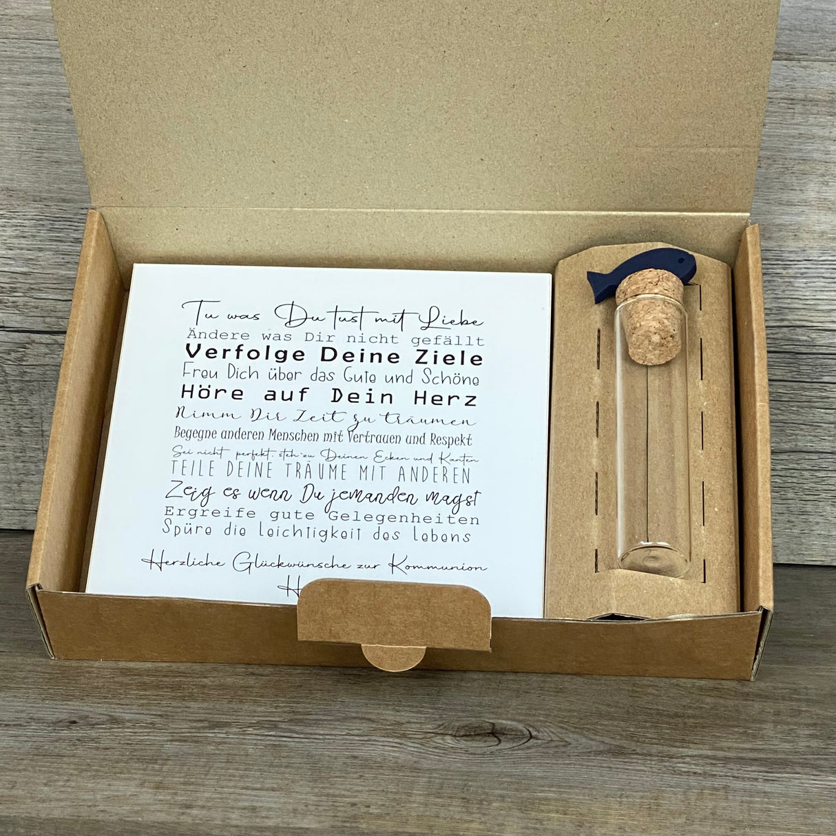 Geschenkset Kommunion, personalisiert