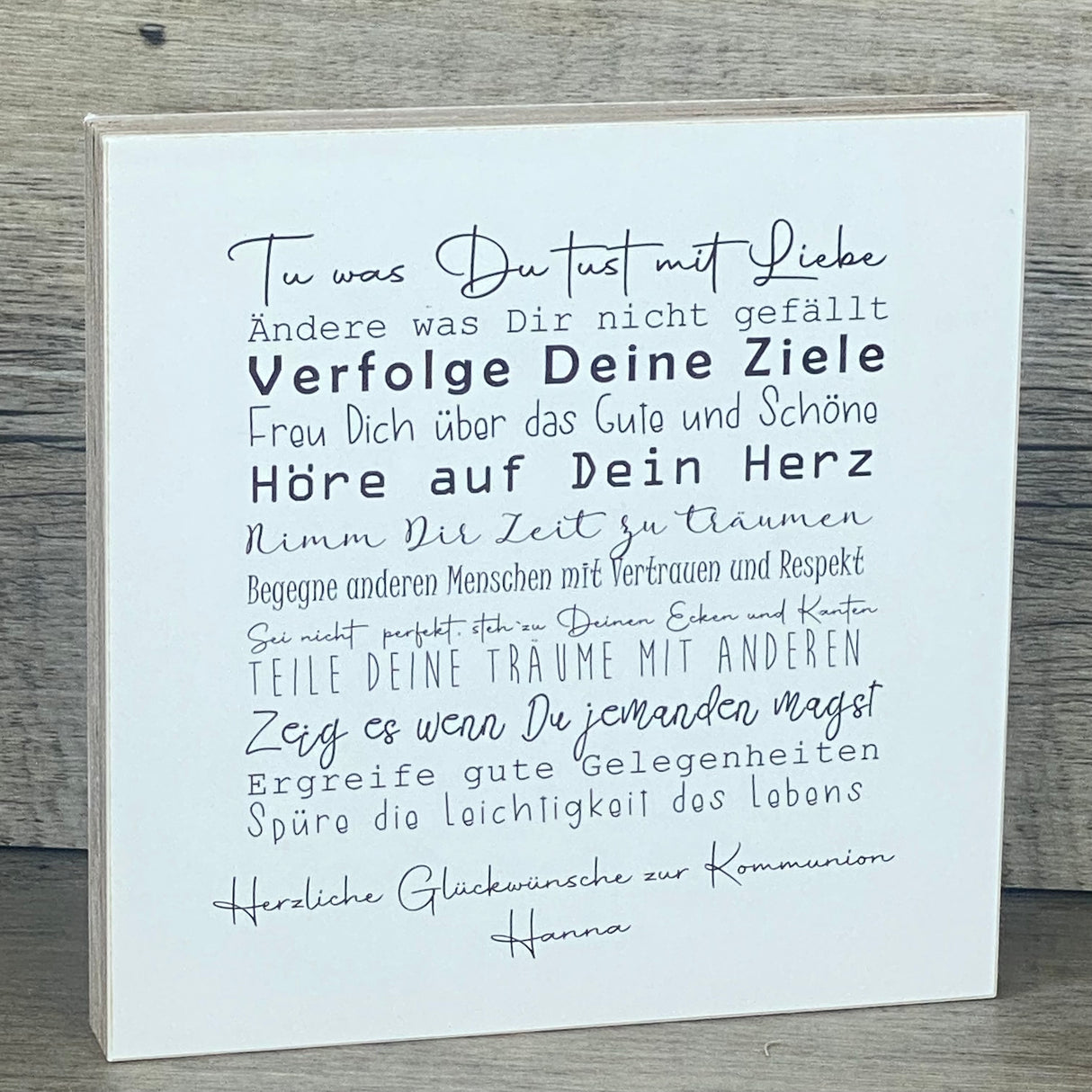 Geschenkset Kommunion, personalisiert