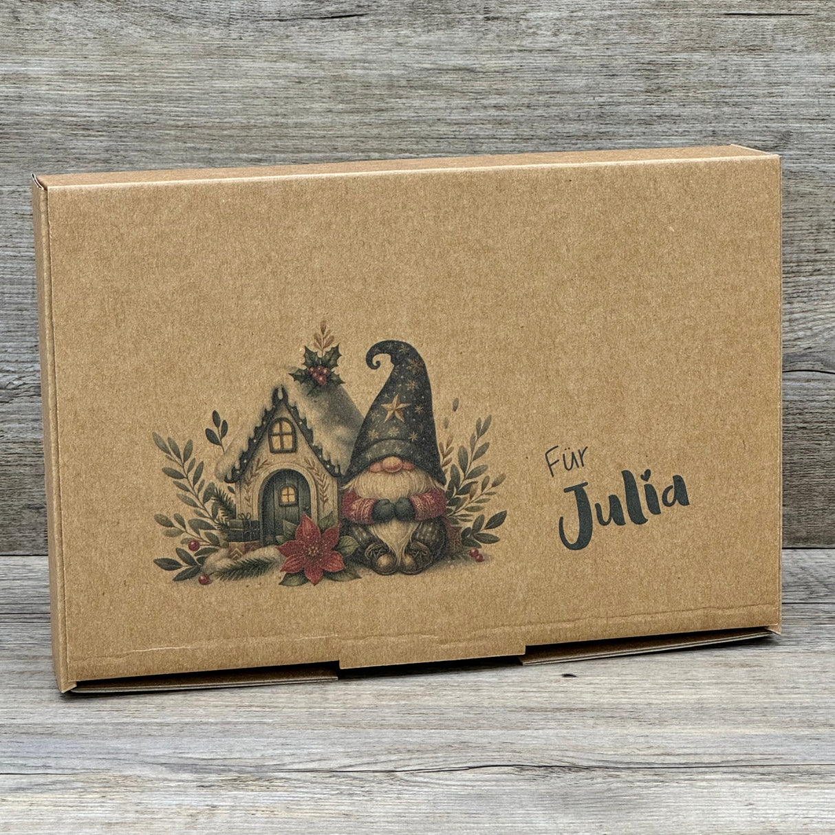 Geschenkverpackung Weihnachten 23 x 16 x 5cm, personalisiert