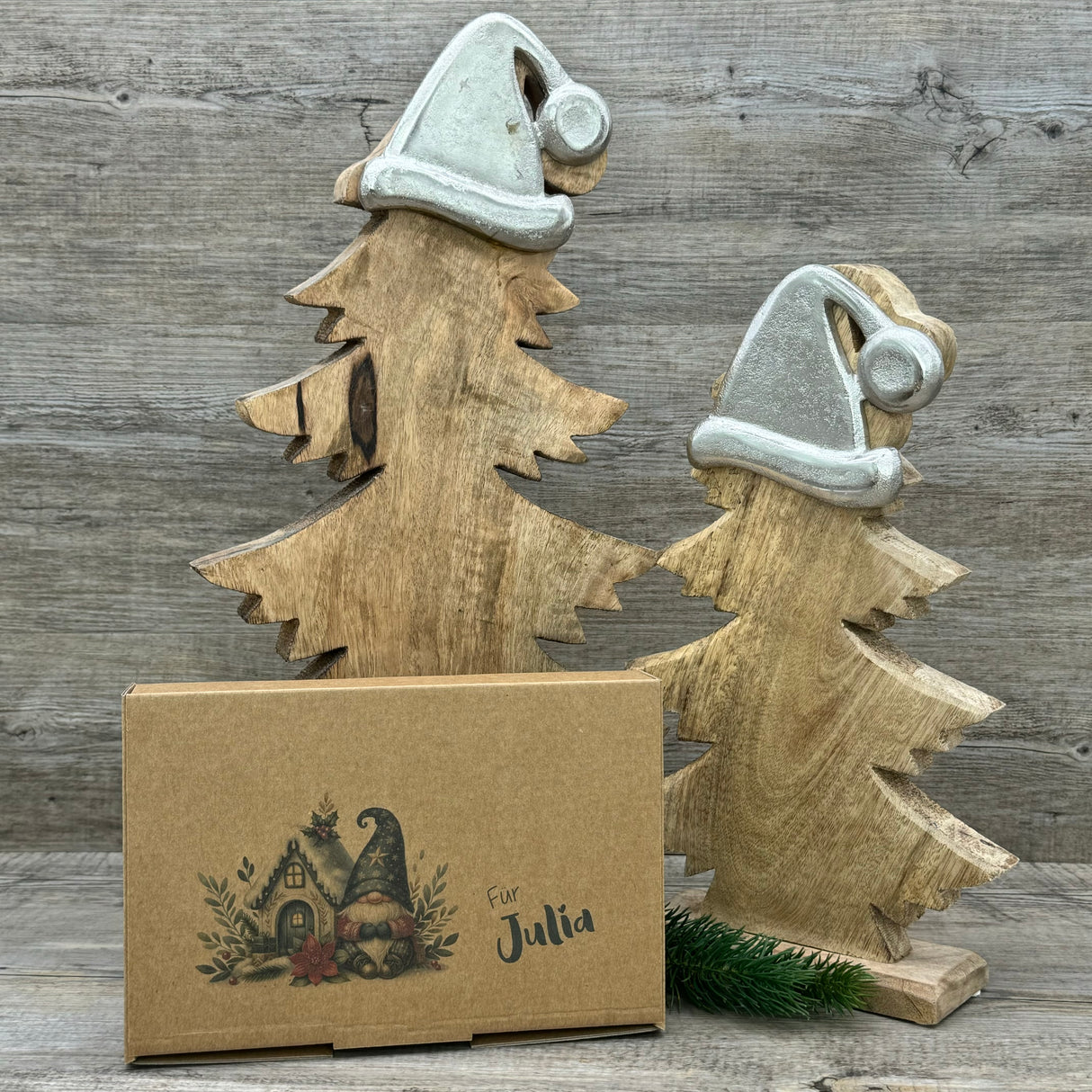 Geschenkverpackung Weihnachten 23 x 16 x 5cm, personalisiert