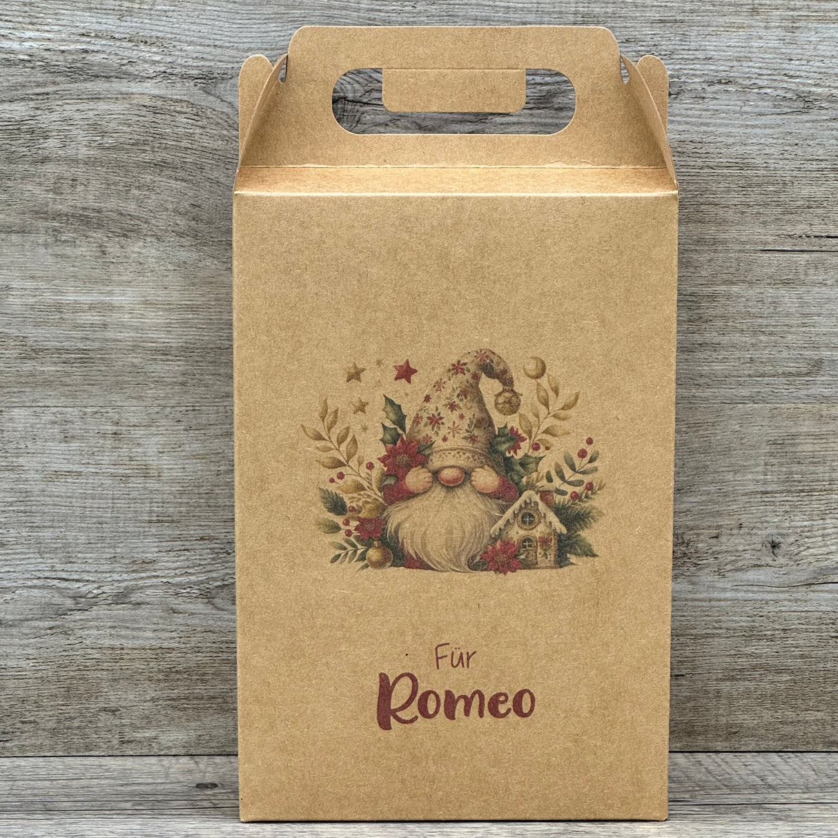 Giebelverpackung groß -  Weihnachten, personalisiert
