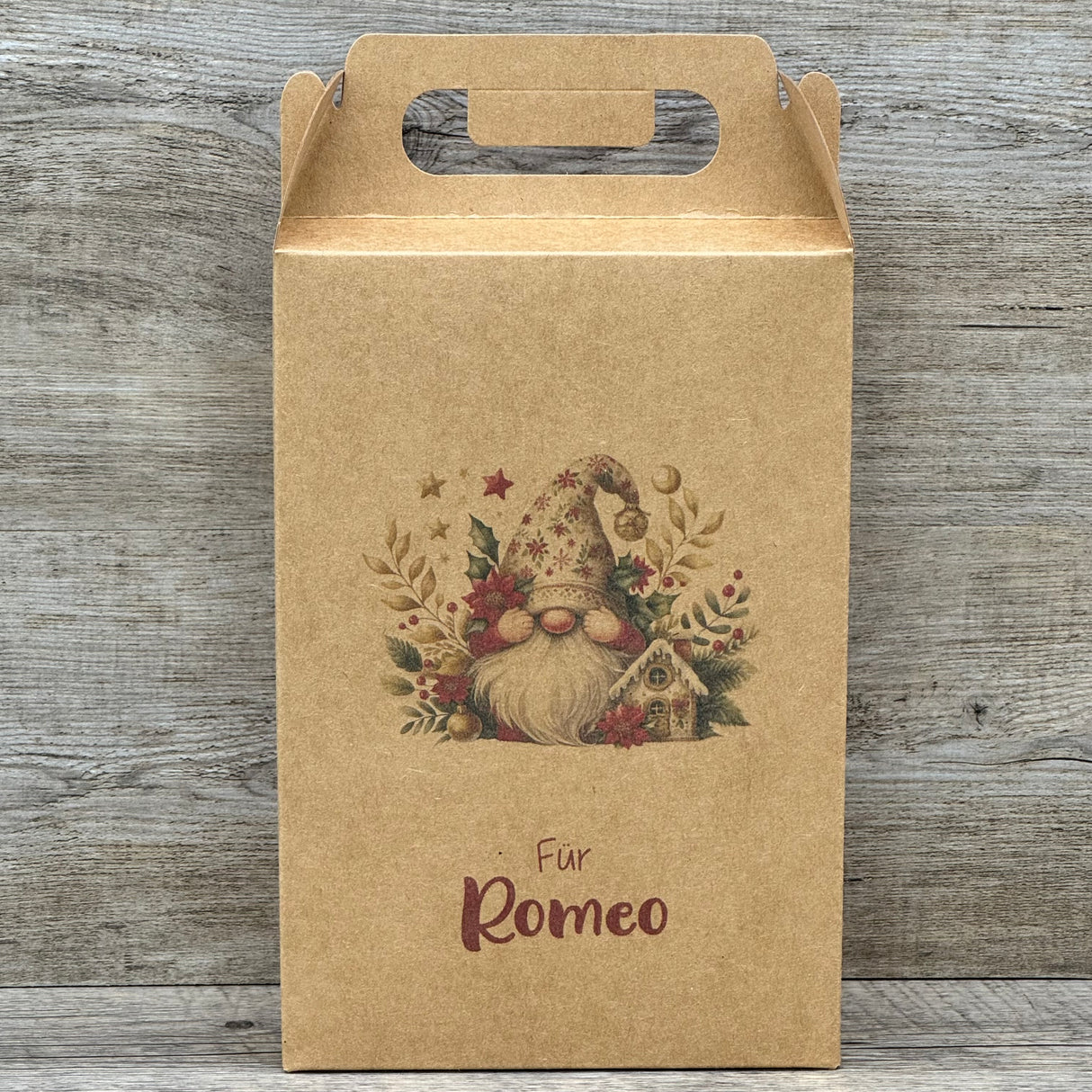 Giebelverpackung groß -  Weihnachten, personalisiert