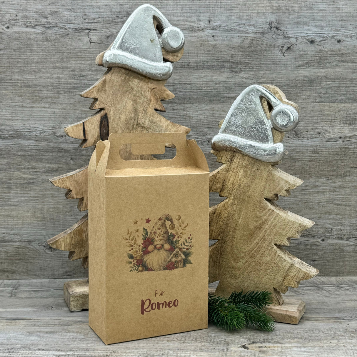Giebelverpackung groß -  Weihnachten, personalisiert